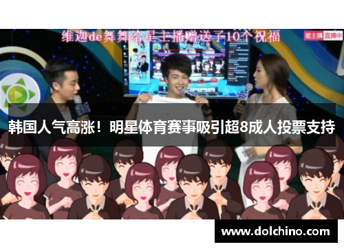 韩国人气高涨！明星体育赛事吸引超8成人投票支持